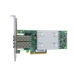 QLOGIC 16Gb Dual Port FC HBA, PCIe Gen3 x8, SR LC multi-mode optic