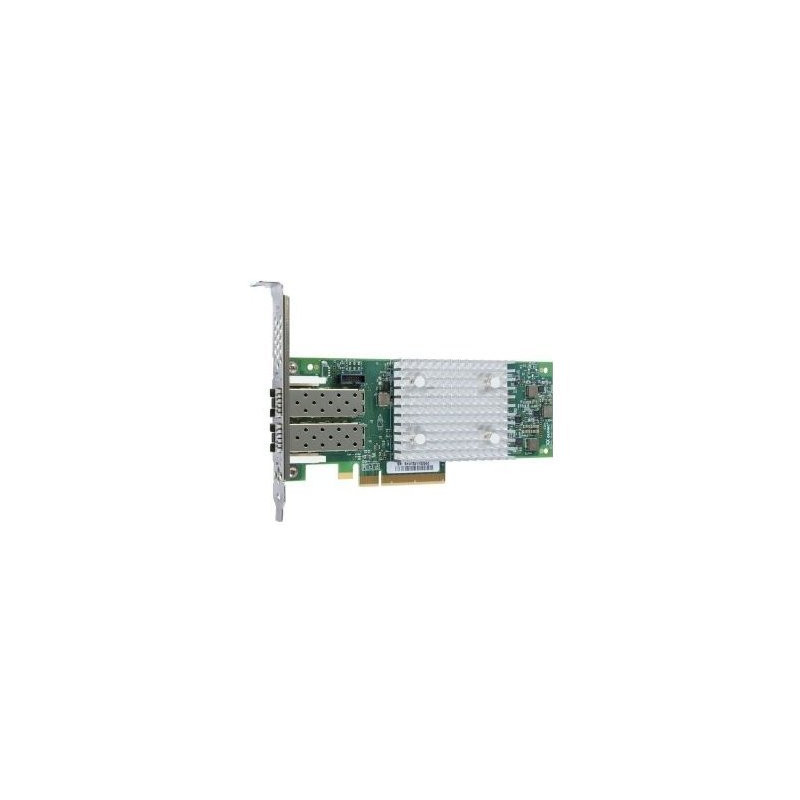 QLOGIC 16Gb Dual Port FC HBA, PCIe Gen3 x8, SR LC multi-mode optic