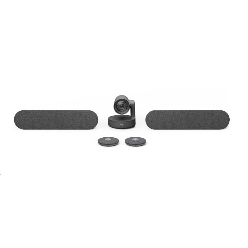 Logitech Rally Plus Ultra-HD ConferenceCam, 2 mic black, 2 repro  BLACK - EMEA