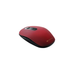 CANYON myš silent optická 2v1 bezdrátová CMSW09, nastavitelné rozlišení 800/1000/1200/1500dpi, 2v1 (BT/2.4GHz), červená