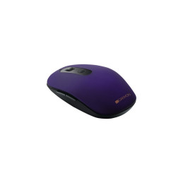 CANYON myš silent optická 2v1 bezdrátová CMSW09, nastavitelné rozlišení 800/1000/1200/1500dpi, 2v1 (BT/2.4GHz), fialová