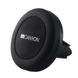 CANYON držák na telefon do auta, magnetický, instalace do ventilace, 2 plíšky v balení, černá