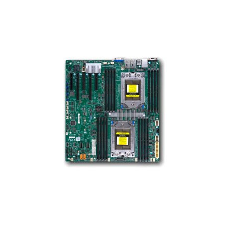 SUPERMICRO MB 2xSP3 - pouze Epyc 7001series SoC,16x DDR4,10xSATA3, 1xM.2, PCIe 3.0 (2 x16, 3 x8), IPMI, 2x LAN, bulk