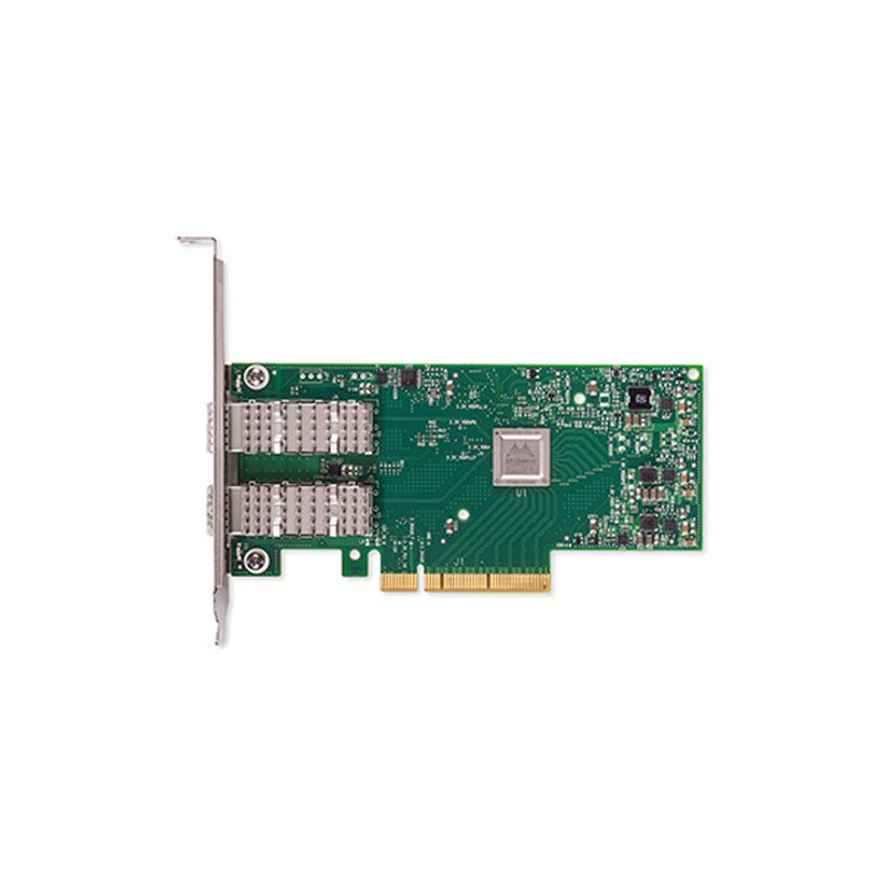 Nvidia Mellanox ConnectX®-4 Lx EN network interface card, 25GbE dual-port SFP28, PCIe3.0 x8, UEFI Enabled, tall bracket