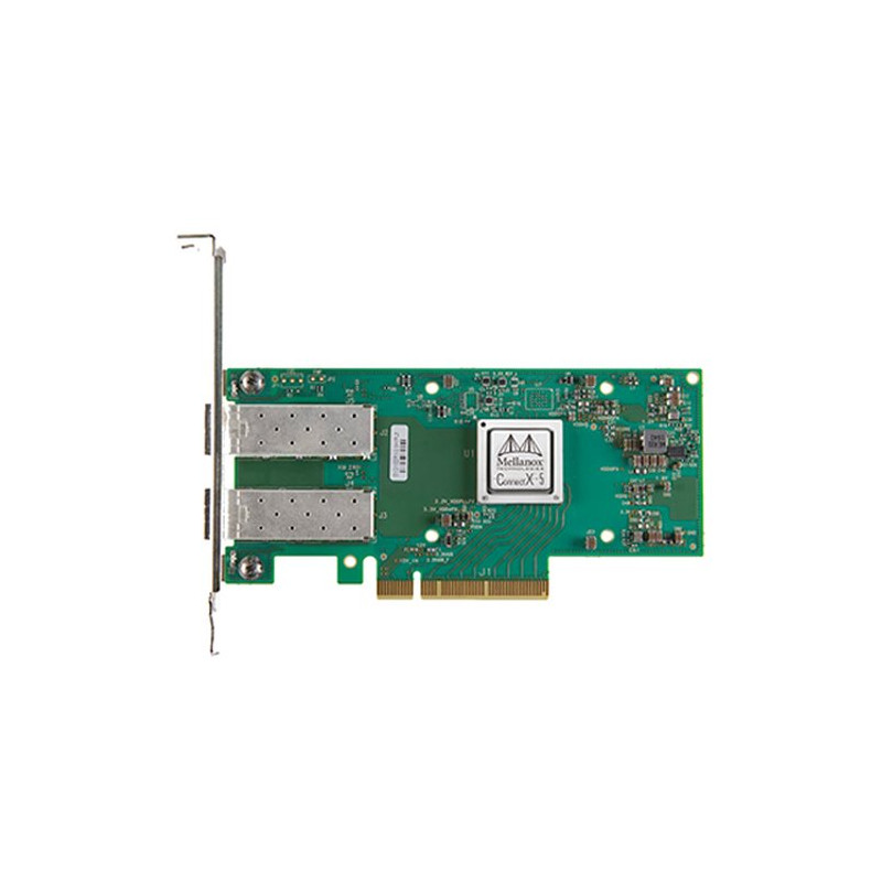 Nvidia Mellanox ConnectX®-5 Ex EN network interface card, 25GbE dual-port SFP28, PCIe3.0/4.0 x8, tall bracket
