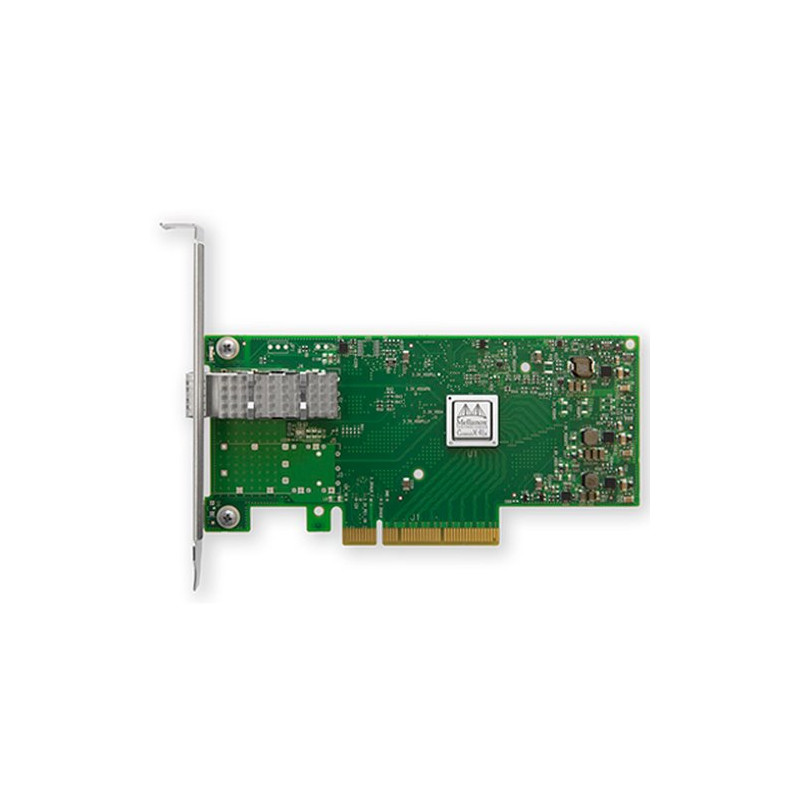 Nvidia Mellanox ConnectX®-4 Lx EN network interface card, 50GbE single-port QSFP28, PCIe3.0 x8, tall bracket