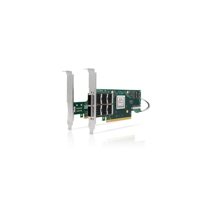 Nvidia Mellanox ConnectX®-6 VPI adapter card kit, 100Gb/s (HDR100, EDR InfiniBand and 100GbE), dual-port QSFP56, Socket