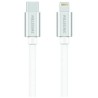Swissten Textile Data Cable USB-C / Lightning Mfi 1.2 M Silver