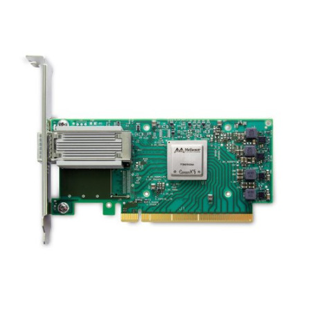 Nvidia Mellanox ConnectX®-5 EN network interface card, 50GbE single-port QSFP28, PCIe3.0 x16, tall bracket