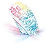 CONNECT IT DOODLE WHITE Limited Edition herní myš, BÍLÁ