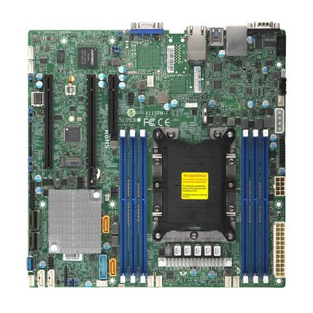 SUPERMICRO MB 1xLGA3647, iC622, 6x DDR4 ECC, 12xSATA3, 1xM.2, PCI-E 3.0/2,1(x16,x8),2x LAN,IPMI, uATX