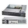 SUPERMICRO 2U short depth chassis 3x 3,5" HS SAS/SATA, DVD, 2x800W (titanium)