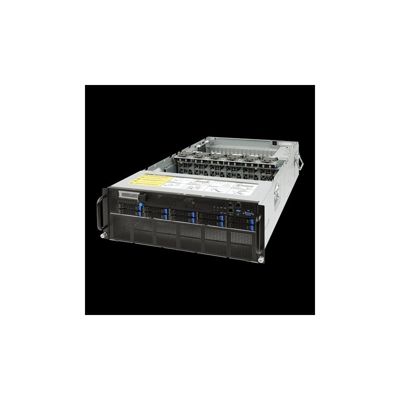 Gigabyte server G482-Z51 Up to 8 x PCIe Gen4 GPGPU cards, Dual AMD EPYC™ 7002, 32 xDIMMs, 2 x 10Gb/s BASE-T LAN, 2 x 1
