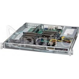 SUPERMICRO mini1U chassis 2x internal Drive Bays 2,5", 2x400W (Platinum) Front