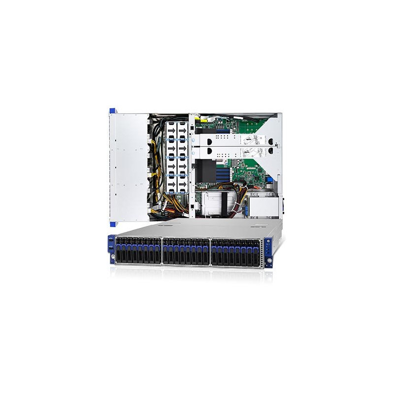 TYAN Transport SX 2U server 1x SP3, 16x DDR4 ECC R, 24+2x 2,5" ), 2x770W (plat.), 2x 1Gb LAN + OCP, IPMI