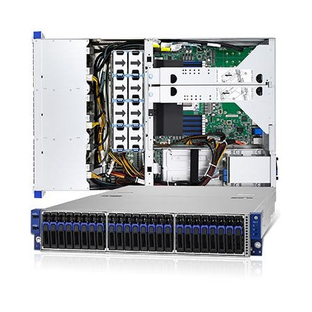 TYAN Transport SX 2U server 1x SP3, 16x DDR4 ECC R, 24+2x 2,5" ), 2x770W (plat.), 2x 1Gb LAN + OCP, IPMI