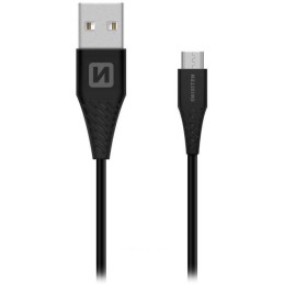Swissten Datový Kabel Usb / Micro Usb 1,5 M Černý (6,5Mm)