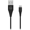 Swissten Data Cable Usb / Micro Usb 1.5 M Black (6.5Mm)