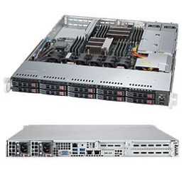 SUPERMICRO 1U server 2x LGA3647, iC622, 12x DDR4 ECC R, 10x 2,5 HS(8xSATA+2xSATA/NVMe), M.2, 2x750W, 2x10GbE, IPMI, WIO