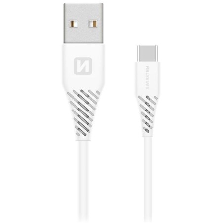Swissten Datový Kabel Usb / Usb-C Bílý 1,5 M (7Mm)