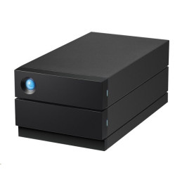 LaCie HDD Externí 2big Dock RAID 3.5" 8TB - USB 3.2 Gen2 Type C, Černá