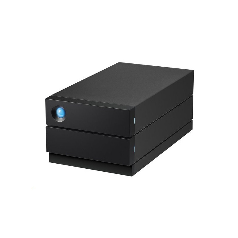 LaCie HDD Externí 2big Dock RAID 3.5" 8TB - USB 3.2 Gen2 Type C, Černá