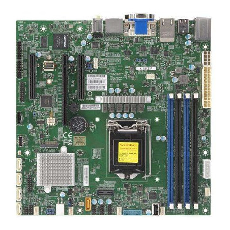 SUPERMICRO MB 1xLGA1151 (Xeon E3-21xx,i3), C246,4xDDR4,5xSATA3,M.2,3xPCIe3.0 (x16/2 x4),2xDP,DVI,VGA,Audio,2x LAN,IPMI