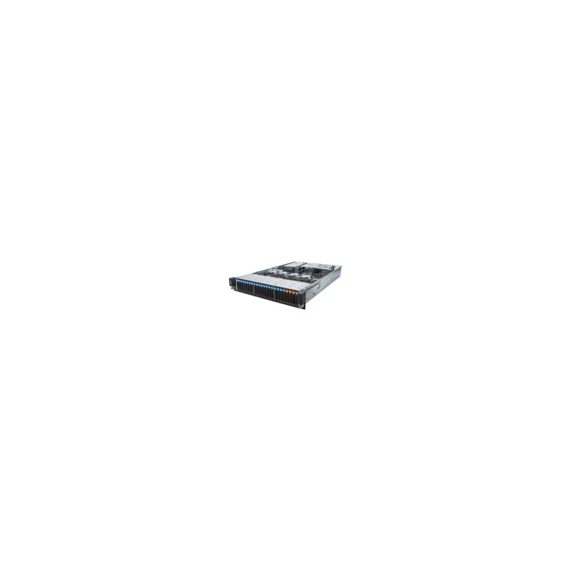 Gigabyte R28N-F2O Standard Rackmount Server, E5-2600 V3/V4, 24 x RDIMM/LRDIMM ECC, 4 x 2.5"NVMe bays, 20 x 2.5" SAS/SATA
