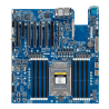Gigabyte MB server MZ32-AR0, AMD EPYC 7002 family, 16x DDR4DIMMs, 2x 1Gb LAN + OCP, 7xPCIe (5x 4.0 + 2x 3.0), IPMI
