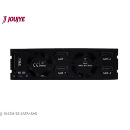 Jou Jye Backplane pro 4 x 2.5" U.2 NVMe do 5,25" pozice