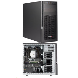 SUPERMICRO Mid-Tower 6x 3,5" + 4x 2,5" int. HDD, 2x 5,25", 750W (80Plus Gold)