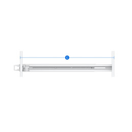 Synology Rail Kit Mounted RKM114 (pevné ližiny) pro určité Rackové modely NAS