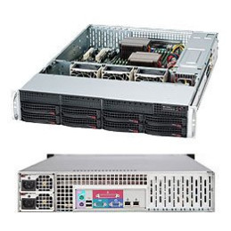 SUPERMICRO 2U chassis 8x 3,5" HS SAS3/SATA, 2x800W (80PLUS Titaninum)