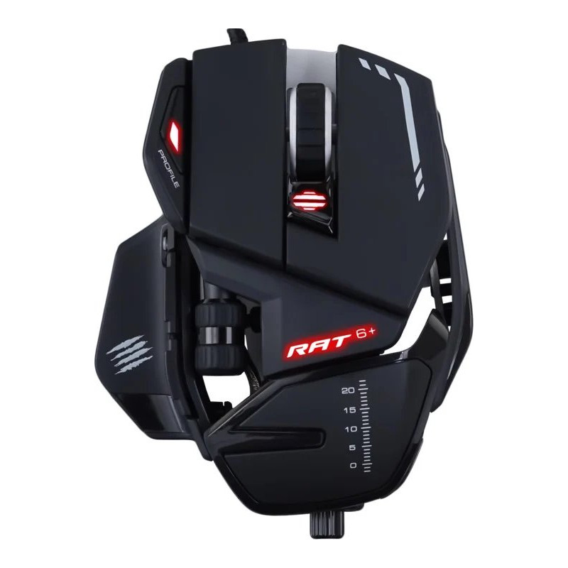 Mad Catz herní optická myš R.A.T. 6+ černá
