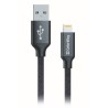 Colorway Datenkabel USB/ Apple Lightning/ 2.1A/ 1m/ Schwarz