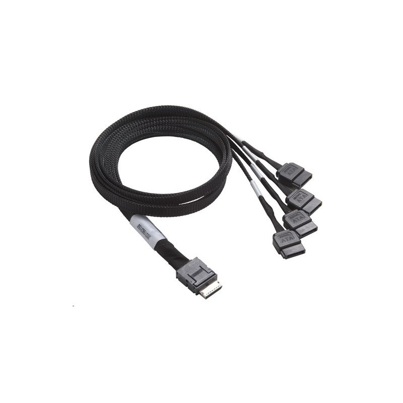 Supermicro 50cm OCuLink to 4 SATA Cable