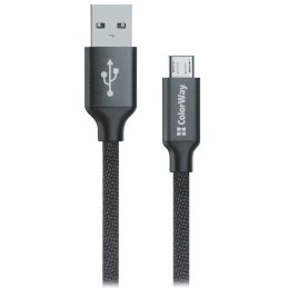 Colorway Datový Kabel Usb / Micro Usb/ 1m/ 2.1A/ Černý