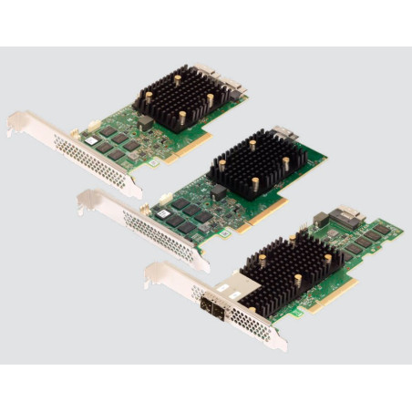 Broadcom MegaRAID 9560-16i, 8GB, 12Gb/s, NVMe/SAS/SATA, 2x SFF-8654 x8, RAID 0-60, PCIe 4.0 x8