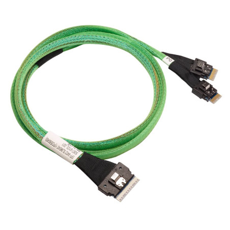 Broadcom LSI internal U.3 cable 1.0 m SlimLine x8 (SFF-8654) to 2x SlimLine x4 (SFF-8654)