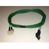 Broadcom LSI internal U.3 cable 1.0 m SlimLine x8 (SFF-8654) to 2x Mini-SAS HD (SFF-8643) white (for NVMe) SMC