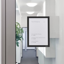 Magnetoplan Magnetofix samolepiaci magnetický rámček A6 čierny (2ks)