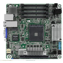 ASRock Rack X570D4I-2T - AM4, X570, 4xDDR4 ECC/nonECC SO-DIMM, 9x SATA, 1xM.2, 1x PCIe, 2x10GB Lan, IPMI