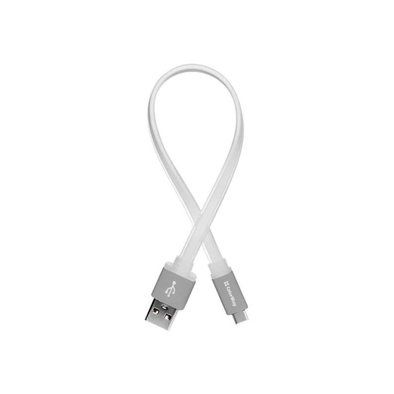 Colorway Datový Kabel USB/ USB-C/ 0,25m/ Bílý