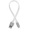 Kolorowy kabel danych USB/ USB-C/ 0,25 m/ biały