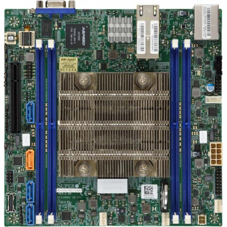 SUPERMICRO mini-ITX MB Xeon D-2123IT (4C/8T), 4x DDR4 ECC rDIMM,8xSATA1x PCI-E 3.0 x8, 2x10GbE LAN,IPMI