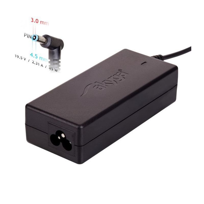 Akyga Nabíječka na notebook 19.5V/2.31A 42W 4.5x3.0 mm + pin DELL 1.2m