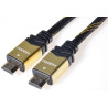 PremiumCord HDMI 2.0b High Speed + Ethernet kabel HQ, zlacené konektory, 1m