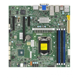 SUPERMICRO MB LGA1200 1U(Xeon W-12xx, core), W480,4xDDR4,4xSATA3,M.2,3xPCIe3.0 (16/4/4),2xDP,DVI,Audio,2x10Gb+2x1Gb,IPMI