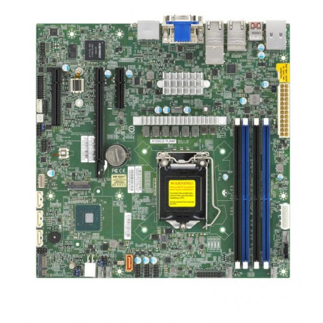 SUPERMICRO MB LGA1200 1U(Xeon W-12xx, core), W480,4xDDR4,4xSATA3,M.2,3xPCIe3.0 (16/4/4),2xDP,DVI,Audio,2x10Gb+2x1Gb,IPMI