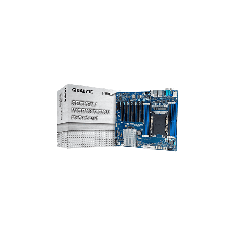 Gigabyte MB WS/SRV MU71-SU0, 1x s3647, C621, 8x DDR4r, 8x SATA, 7xPCIe, 2x 1Gb LAN, IPMI